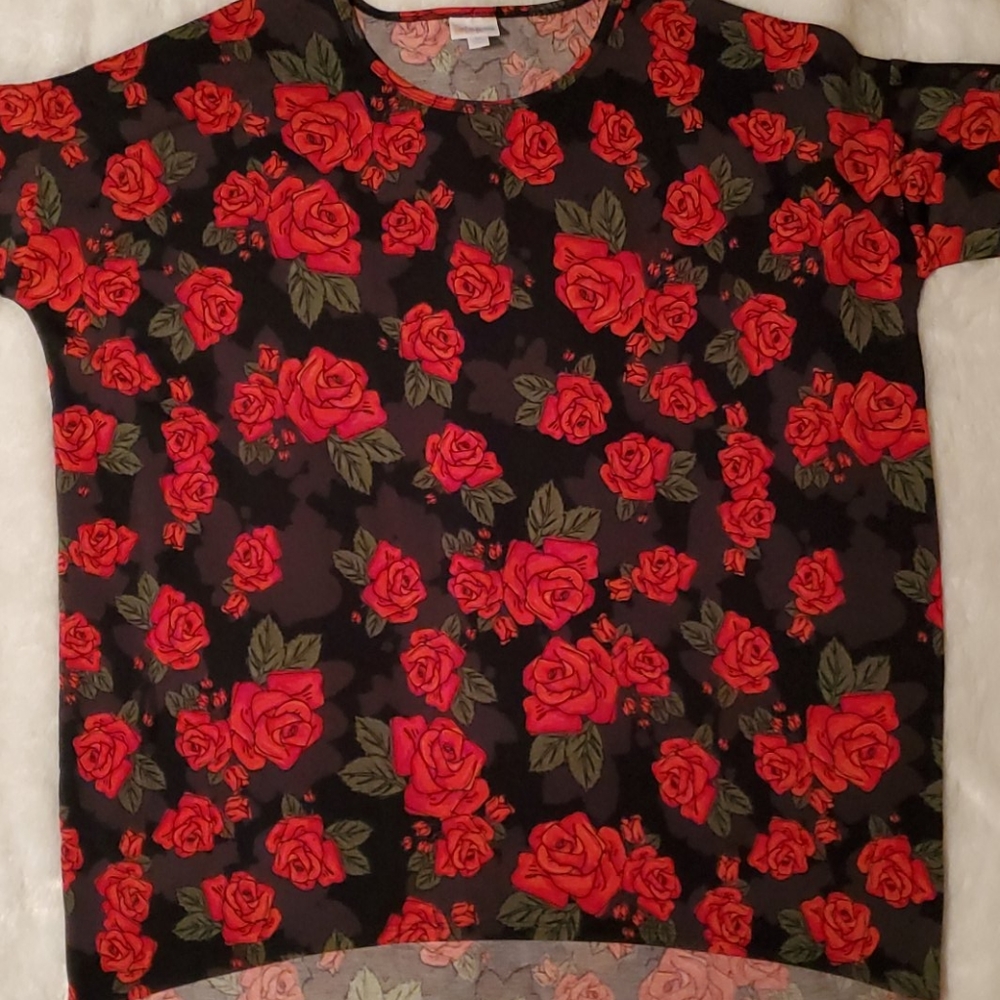 LuLaRoe Red Rose Irma